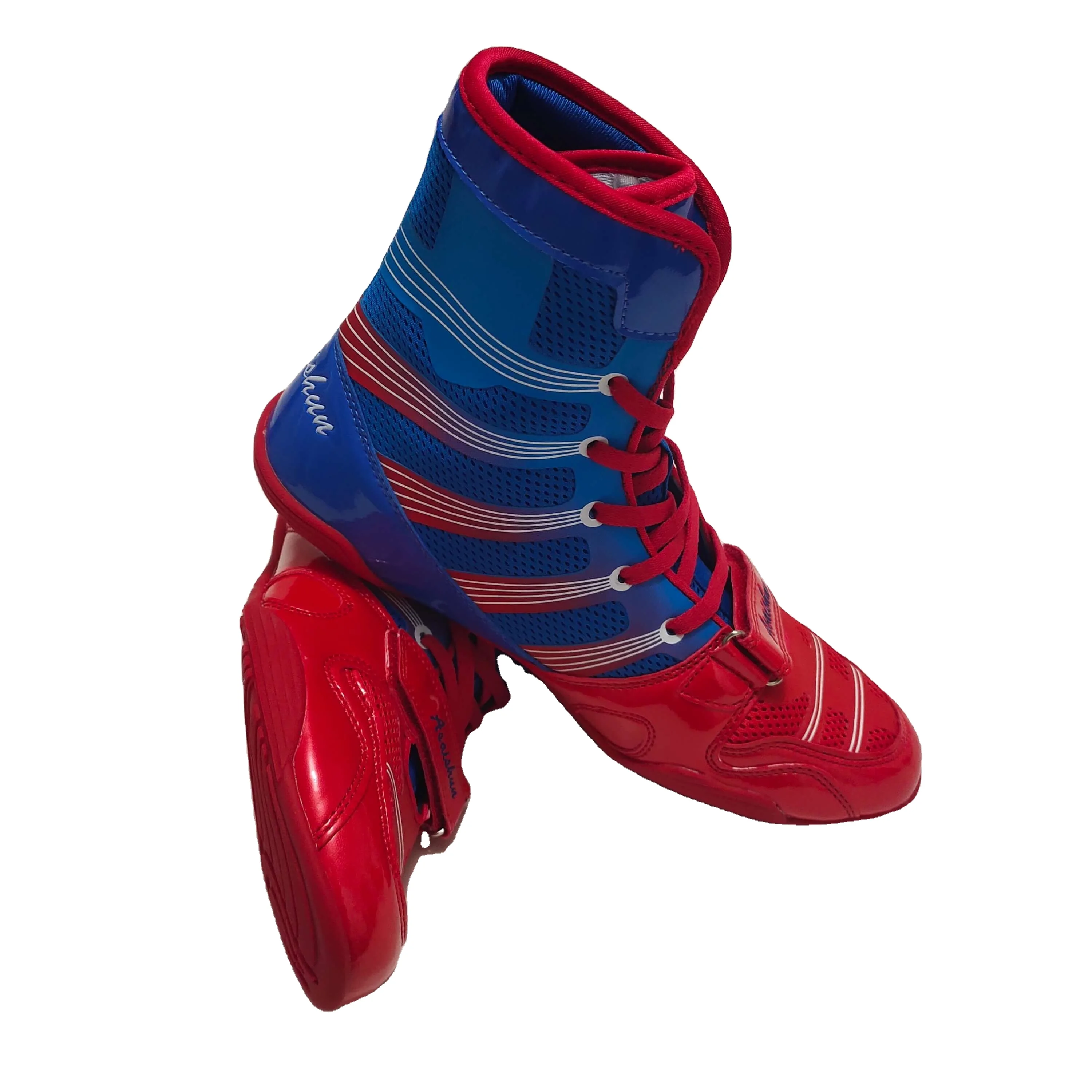 WOOSUNG Sample free shipping wrestling shoes boxing shoes wrestling boots non slip training boots professional boxing shoes