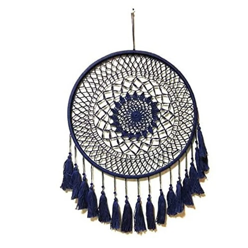 Boho Chic Handwoven Wall Hanging Tapestry Decoration13.8 x 19.7 inches woven Cotton  dreamcatcher