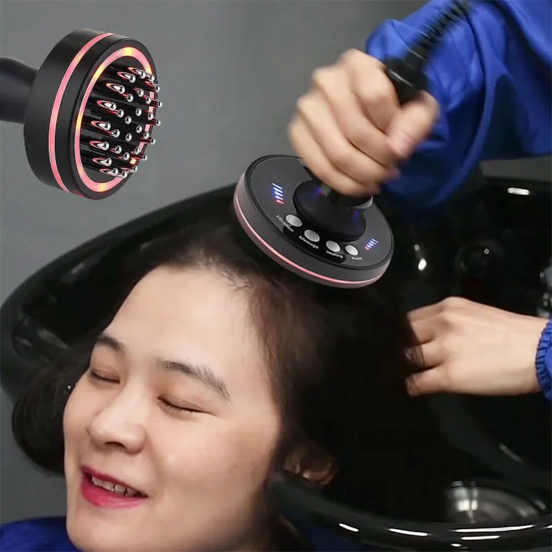 5 in 1 High Frequency Hair Scalp Massage Devices for Hair Spa