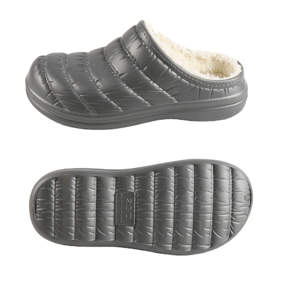 Садовая обувь для мужчин и женщин, садовая обувь из ЭВА, на меху, на платформе