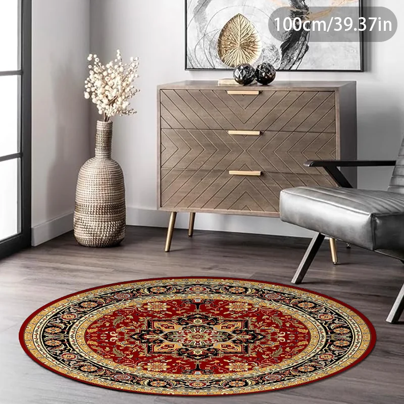 Modern 3D Printed Boho Polyester Area Rug 5x7 Orange Turquoise Red Shaggy Carpet Contemporary Living Room Rugs Home Golf Prayer