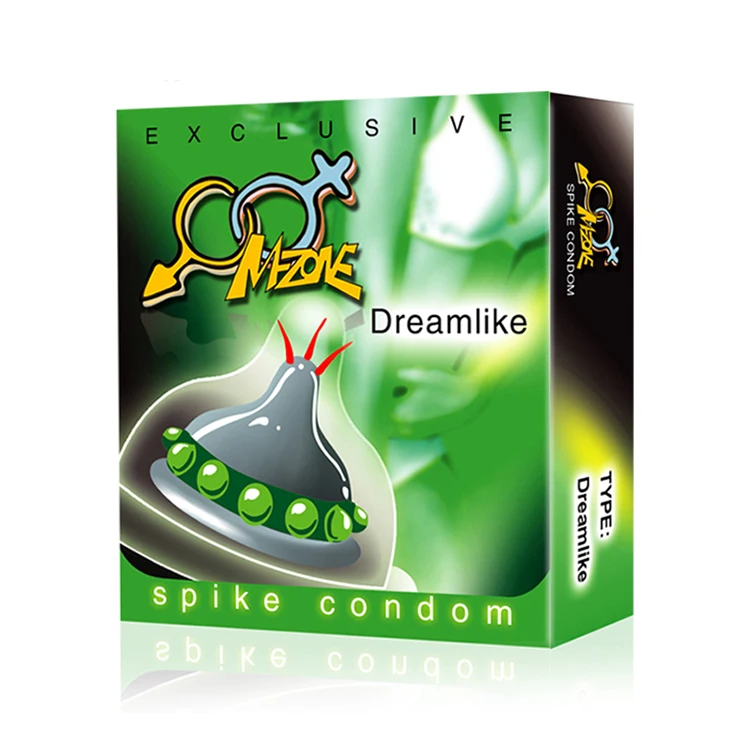 Cheap Spike Condoms For Man oem Brand Super Thin Real Touch Vagina Stimulation Natural Latex Male Condoms