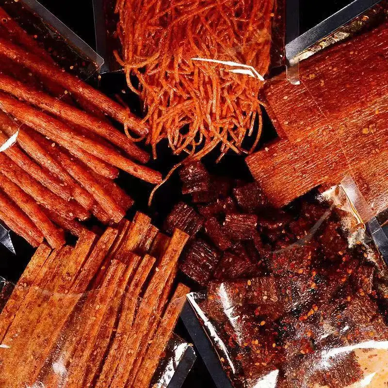 Factory Outlet Chinese Traditional Nostalgic Casual Spicy Taste Snacks Bulk Spicy Strips Gluten Halal Latiao