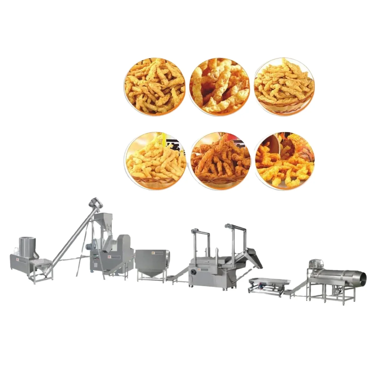 Corn tortilla chips making machine