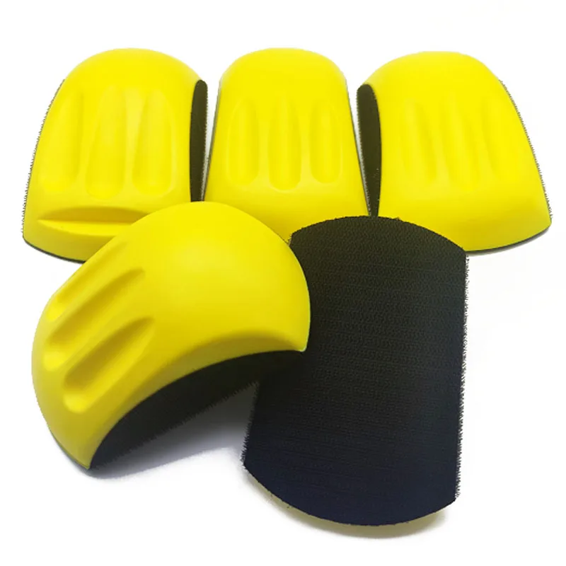 5inch mouse-shaped hand sanding blocks sanding block hand corners Hook and Loop for Woodworking,Metal and Car body Paint