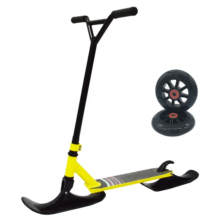 2 in 1 snow scooter adult Winter Snow Ski Sledge Toy Scooter