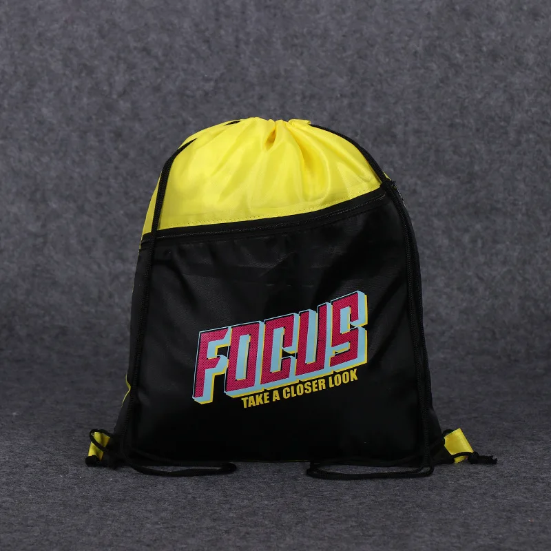 Custom Cheap Polyester Drawstring Bag Gym Sports Draw String Bags Sport Drawstring Backpack Bag