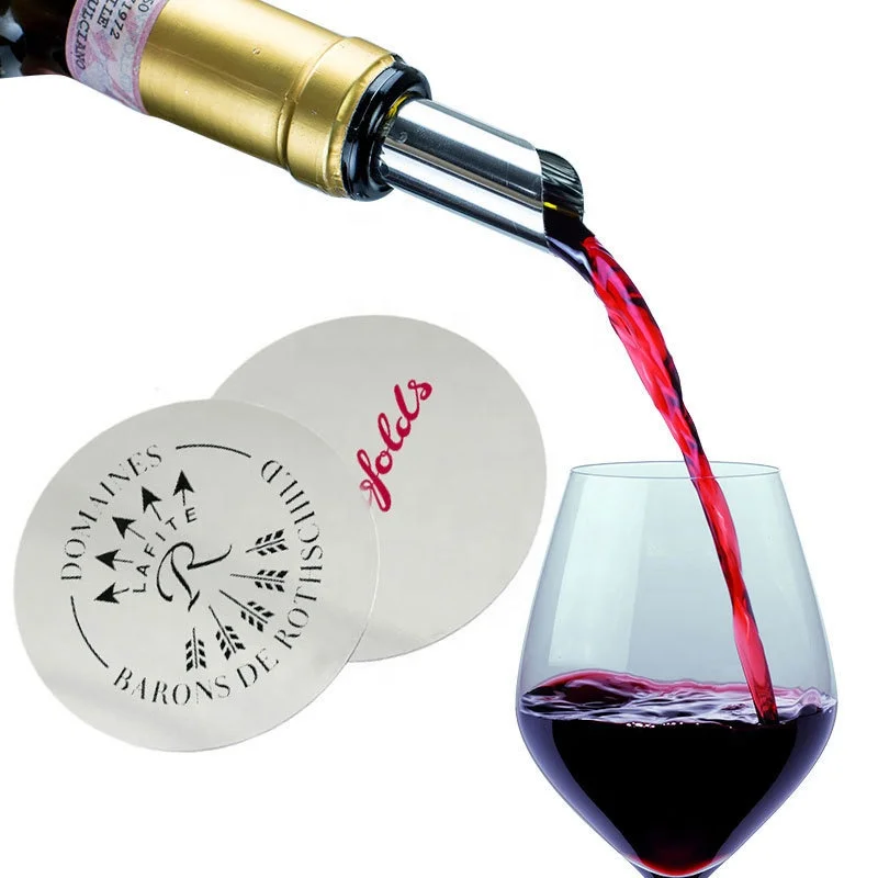 New Plastic Disc Drip Stopper Foil Wine Stop Drop Wine Pourer Disc