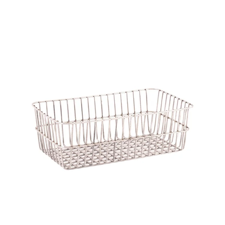 Custom-Make Stainless Steel Metal Wire Mesh Basket For Storage