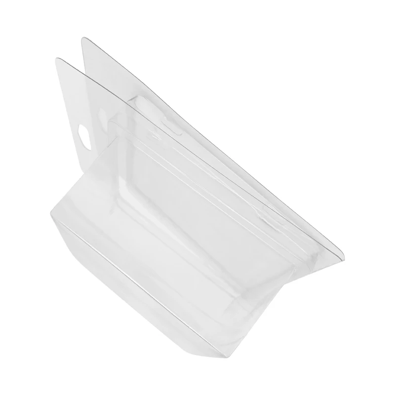 Custom Shape Transparent Clear PVC PET Plastic Strong Clamshell Blister Packaging with Hanging Hole & Recycled Materials Feature