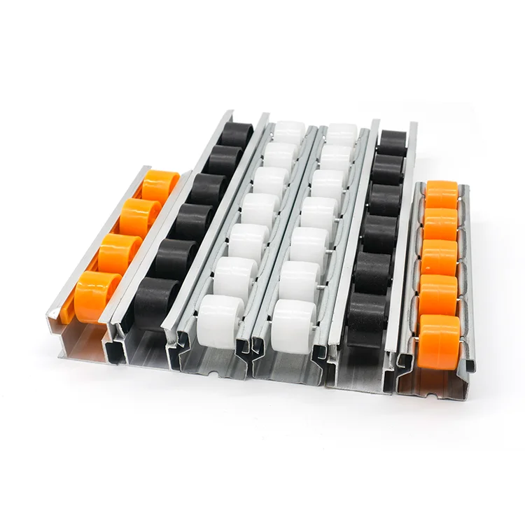
flow plastic wheels roller track For assembly line flow rail 