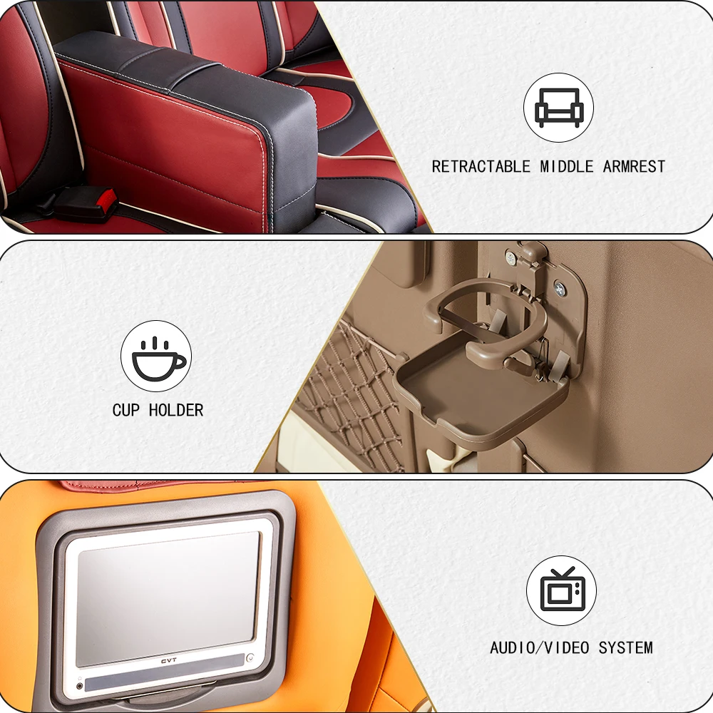 Wholesale Price first class premium bus bench seat, vip passengers seats for buses sale