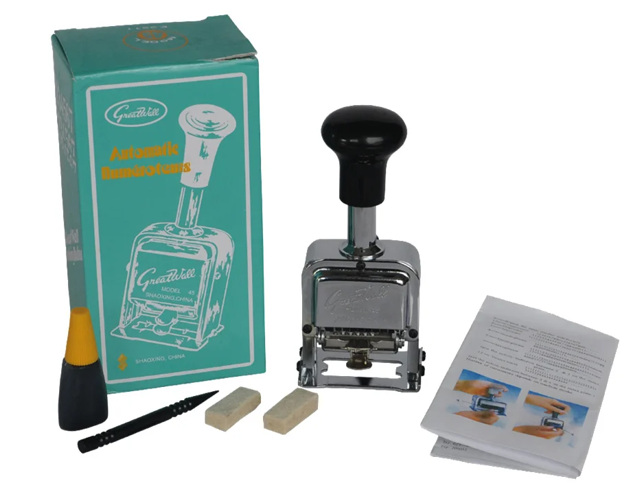 Metal 5-20 Digits Automatic Date Coding Numbering Machine