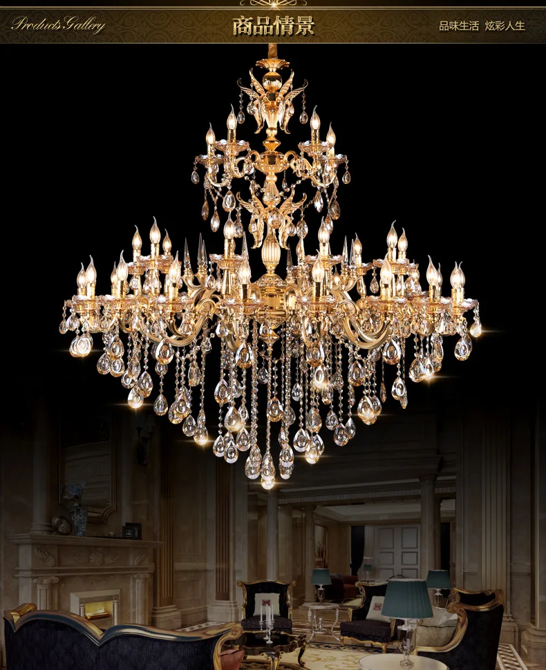 MEEROSEE Luminaire Lustres Lighting Vintage Crystal Chandelier Light Hanging Lamp for Restaurant Kitchen Dining room MD87226