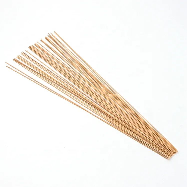 Wholesale Customized 20cm 4mm 6mm easily cleaned bbq bamboo marshmallow roasting sticks disposable skewers for grill