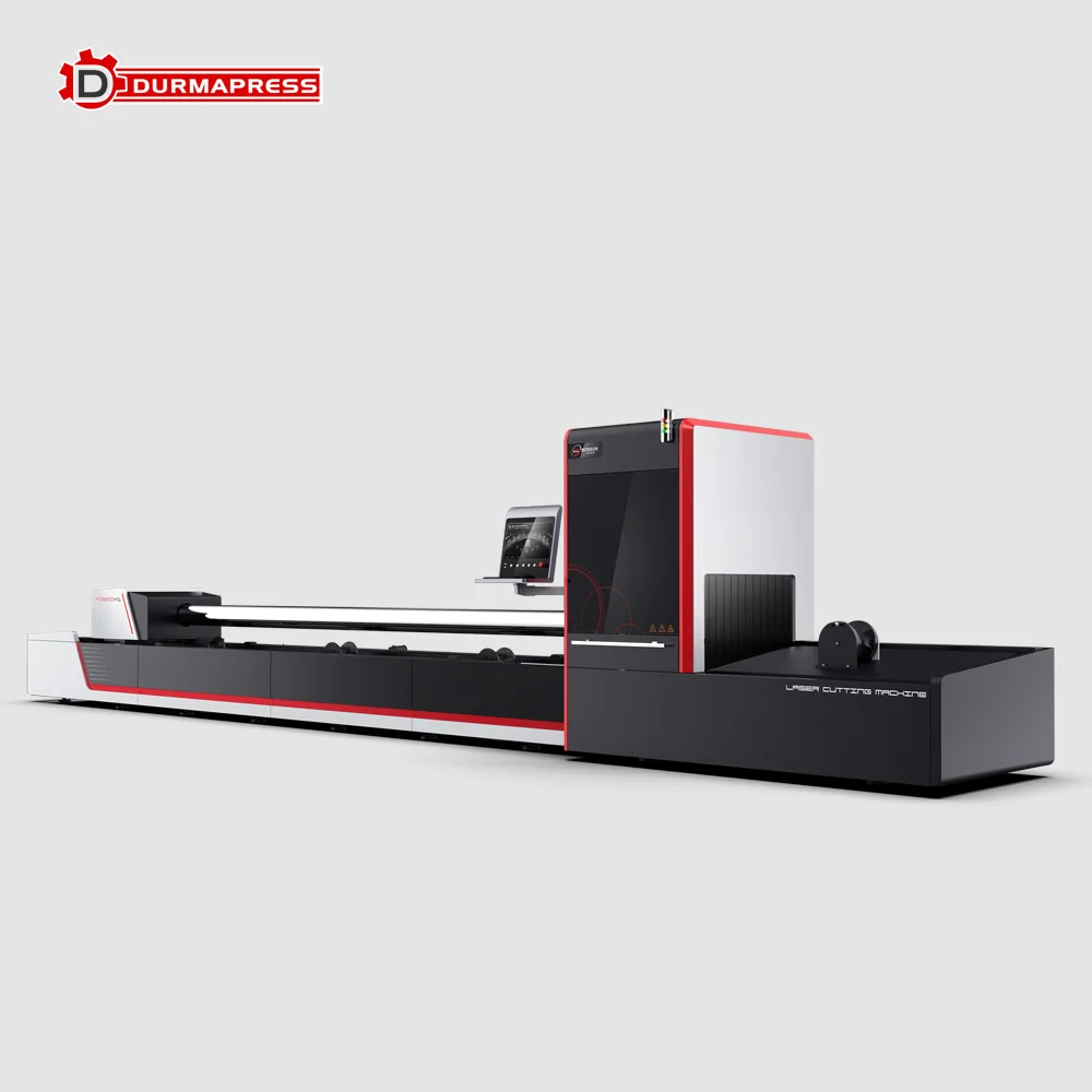 2000W 3000W aluminum tube titanium tube fiber laser pipe cutting machine processing equipment