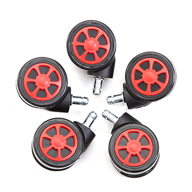 Прямая продажа с фабрики многоцветный 3 дюймов 60 мм двойной шарикоподшипник нержавеющая сталь игровое кресло колеса игровой стул колесиках