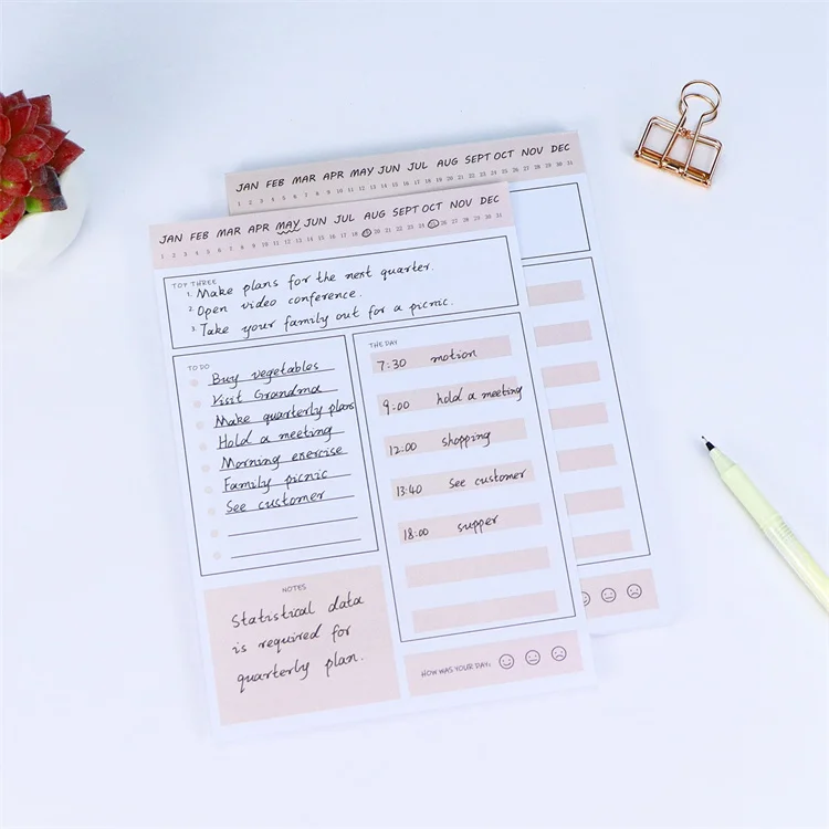 Custom Stationery Notepad Writing Paper Business Note Pads A5 Lined Memo Pad