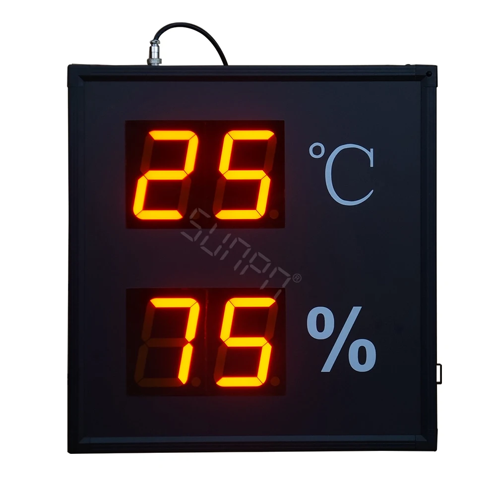 Large Temperature and Humidity Display Board for Bakery Bake Monitoring Display
