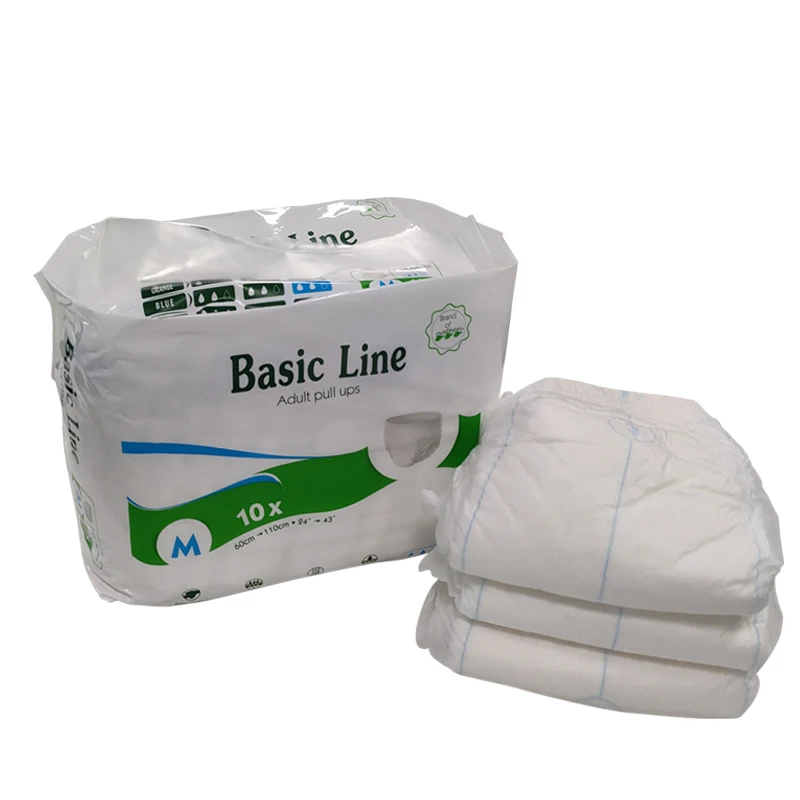 Wholesale Price  Hot Selling Hospital Disposable Ultra Thick Comfort Adult Panties Diapers OEM Customized China Nateen