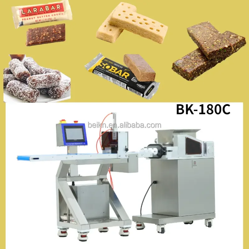 Date Bar Production Line Mixer machine Protein Bar Extruder Machine Energy Bar Packaging Machine For Small Businesses
