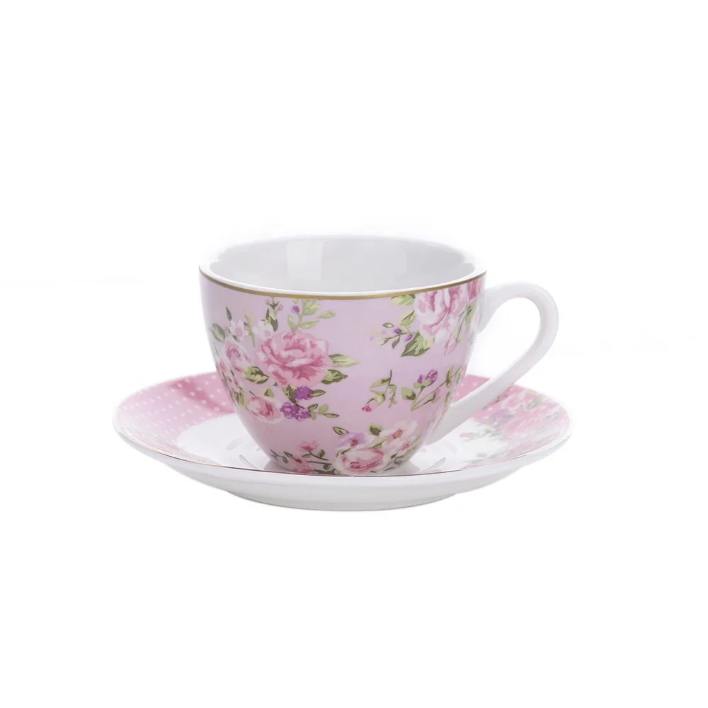 New products porcelain bone china coffee cup and saucer sets ceramic Arabic
