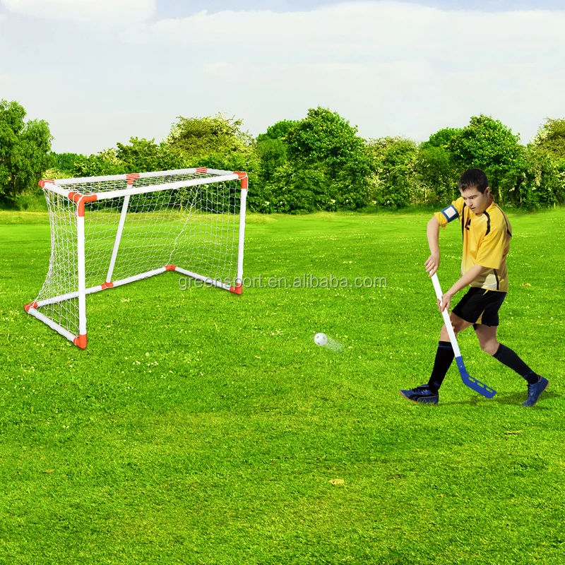 Hot seller PLASTIC hockey goal hockey training equipment hockey stick ball and puck