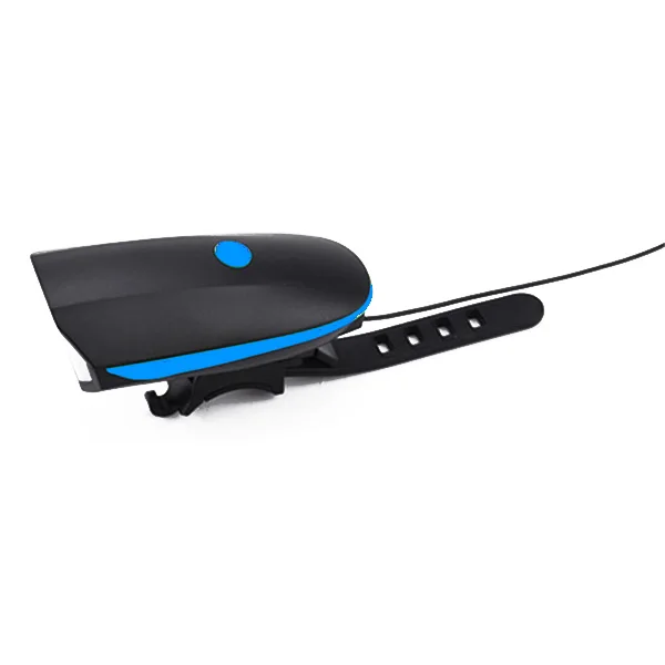 West Biking Cycling LED Head Light Waterproof Bicycle Lamp 120 DB Loud Horn Alarm Bell Warning Rechargeable LED Bike Front Light