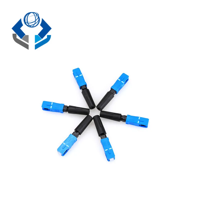 Optical fiber connector SC UPC FTTH embedded leather cable optical fiber quick connector