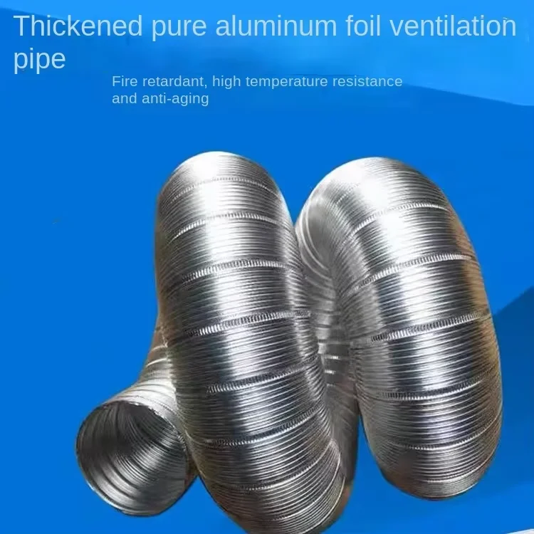 Industrial Design Style Aluminum Semi-Rigid Flexible Air Duct HVAC Parts for Hospitals Factory Price round Shape