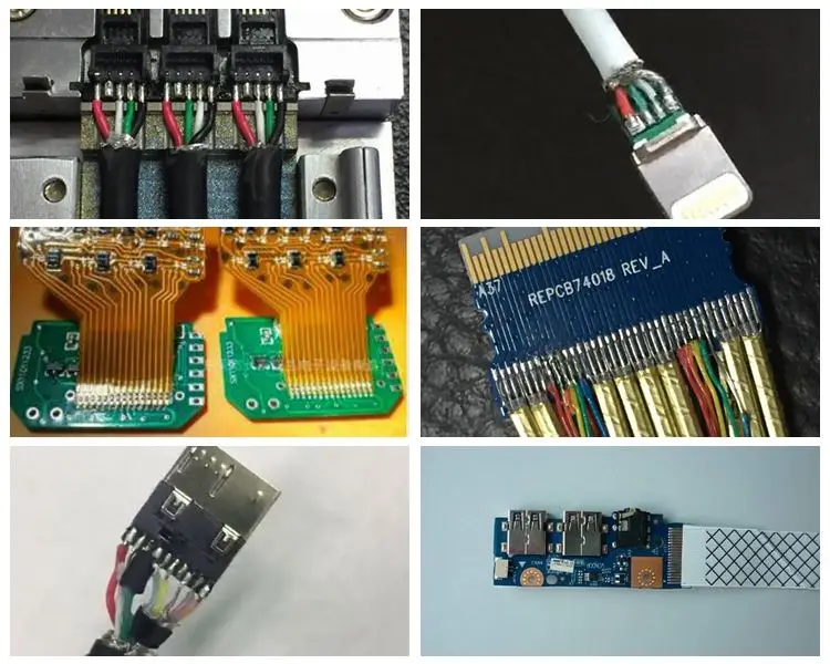 Servo motor slim wire FFC FPC bonding coaxial cable soldering machine With good quality