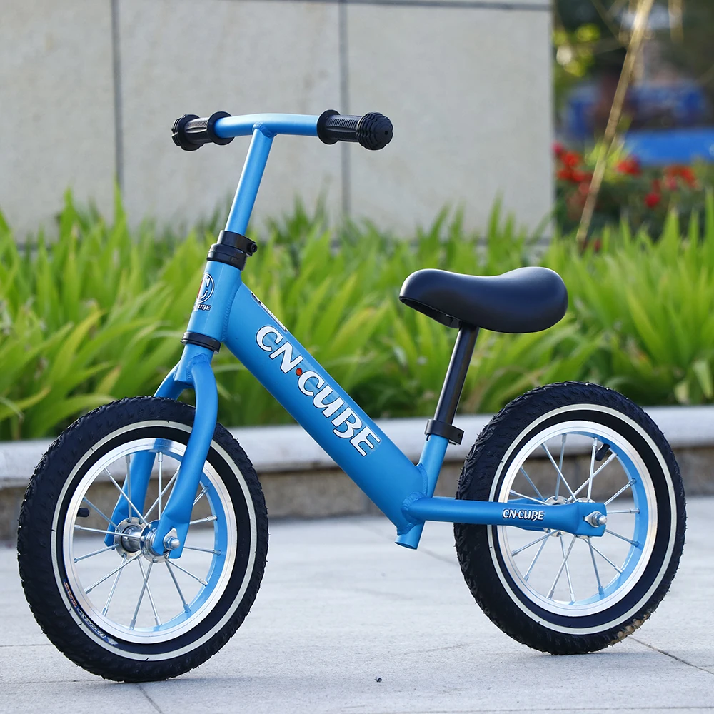 Pink air rubber tire aluminum laufrad fat balance cycle for baby girls