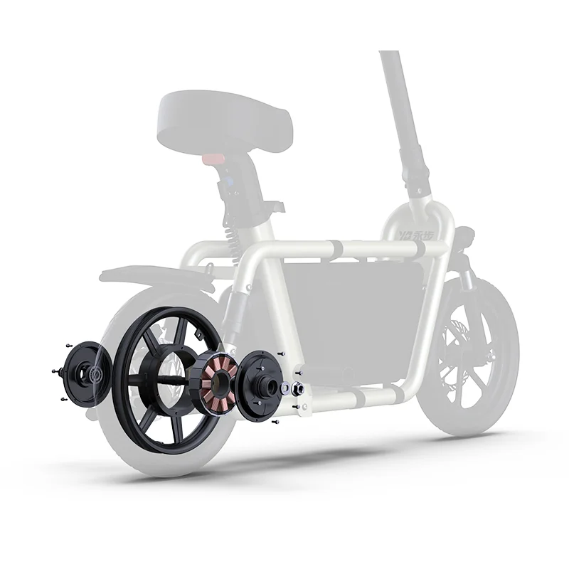 Hot Sale Electric Bicycle Scooter Electric Electric City Bike Lithium Battery Rear Hub Motor Mini Size 14inch 36v10.4ah 350W 36V
