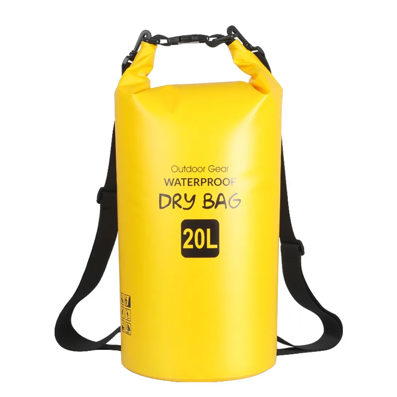 Outdoor Wholesale Ocean Pack 5L 10l 15L 20L Floating Boating Fishing Swimming 500D PVC Ocean Pack Waterproof Dry Bag