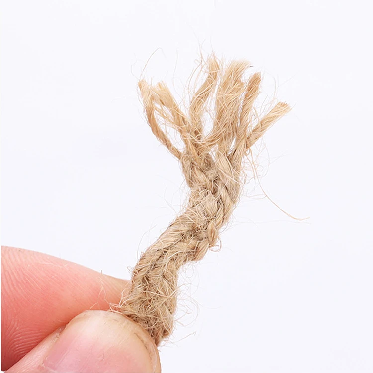 Factory Wholesale 5M Hessian Jute Burlap Braided String Tape Ribbon Rope Rustic Wedding Craft