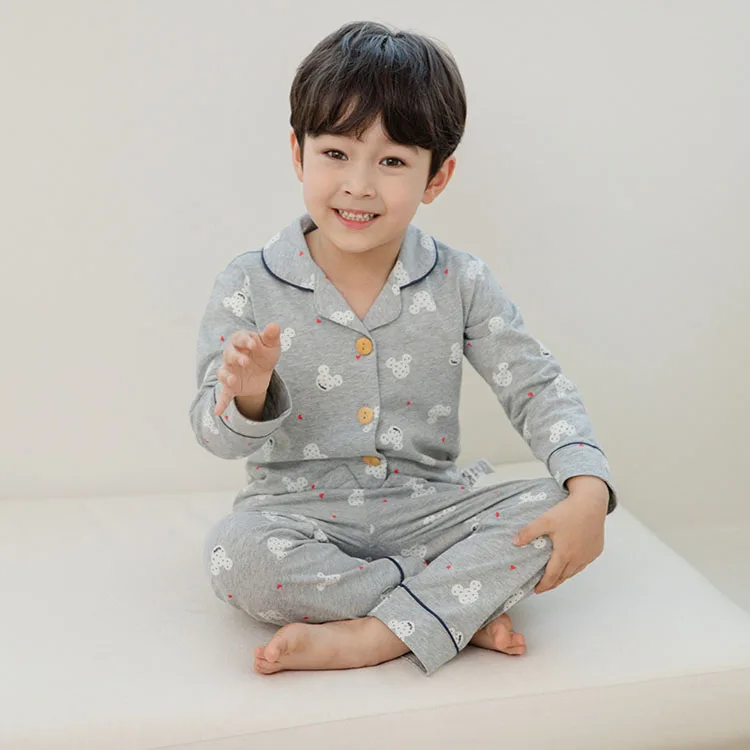 New Fashion Long Sleeve Kids Nightwear Cotton Matching Family Pajamas Sets