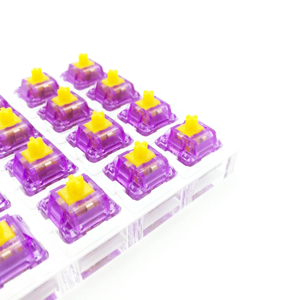 Tecsee  IceGrape PTactile Keyboard Switch POM StemKeyboard Switch Wireless OEM PC Switch Mechanical Key