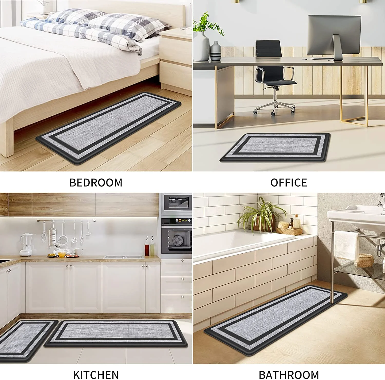 New Design Anti fatigue mats kitchen rugs waterproof kitchen mats and rugs