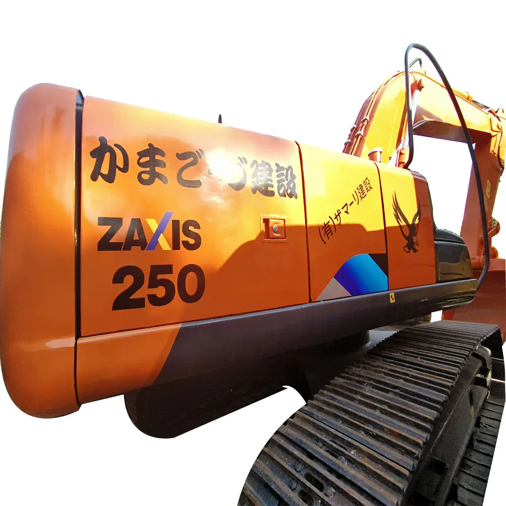 Hitachi Zx250 подержанный экскаватор 25 тонн гидравлические экскаваторы-погрузчики Подержанные экскаваторы для строительства