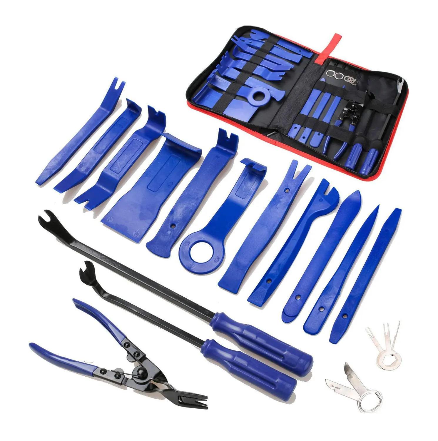 Trim Removal Tool Kit Automotive Tools Removal Set for Car Panel Dashboard Radio Puller Plastic Pry Tools Clip Pliers Fastener