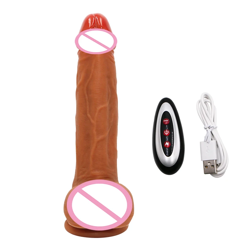 Female Masturbation Devices Adult Penis Multiple Vibrating Modes Automatic Thrusting Dildo