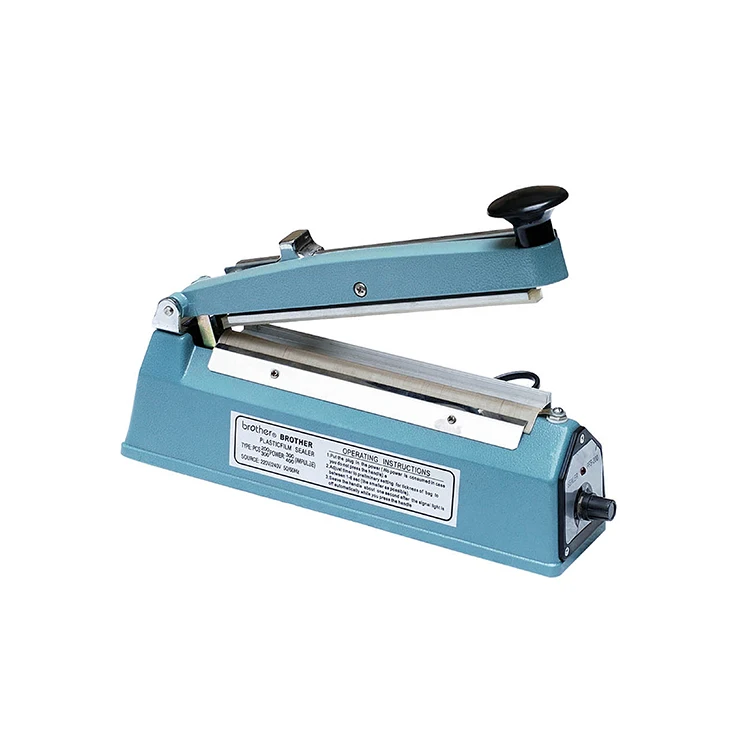 Semi Automatic Portable Mini Aluminum Plastic Bag Film Manual Hand Heat Impulse Sealer With Cutter