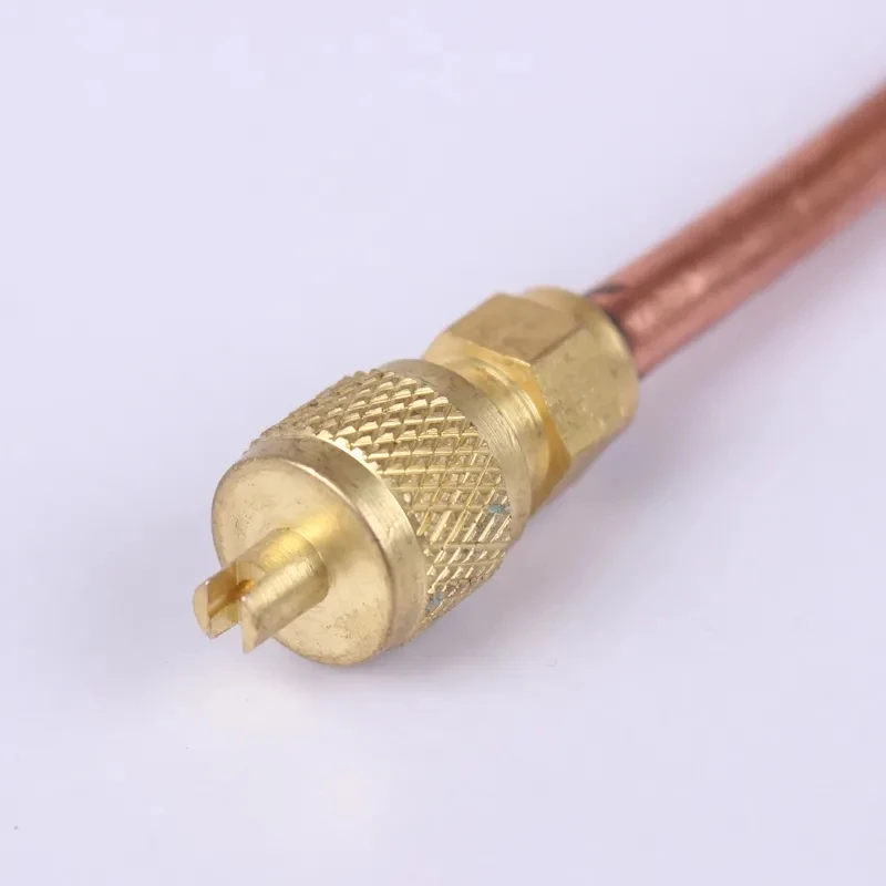 Air conditioning check valve fluorine nozzle liquid nozzle needle valve fluorine quick connector copper check valve