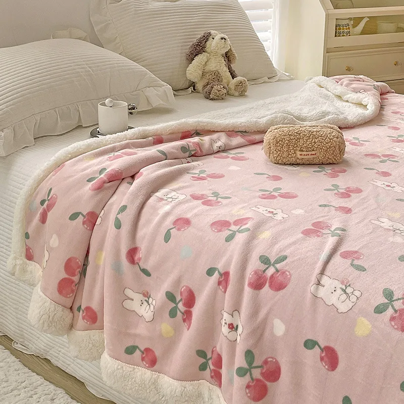 Custom Luxury Warm Fabric Customized soft Sherpa Throw Fleece Blankets And Throws For Winter