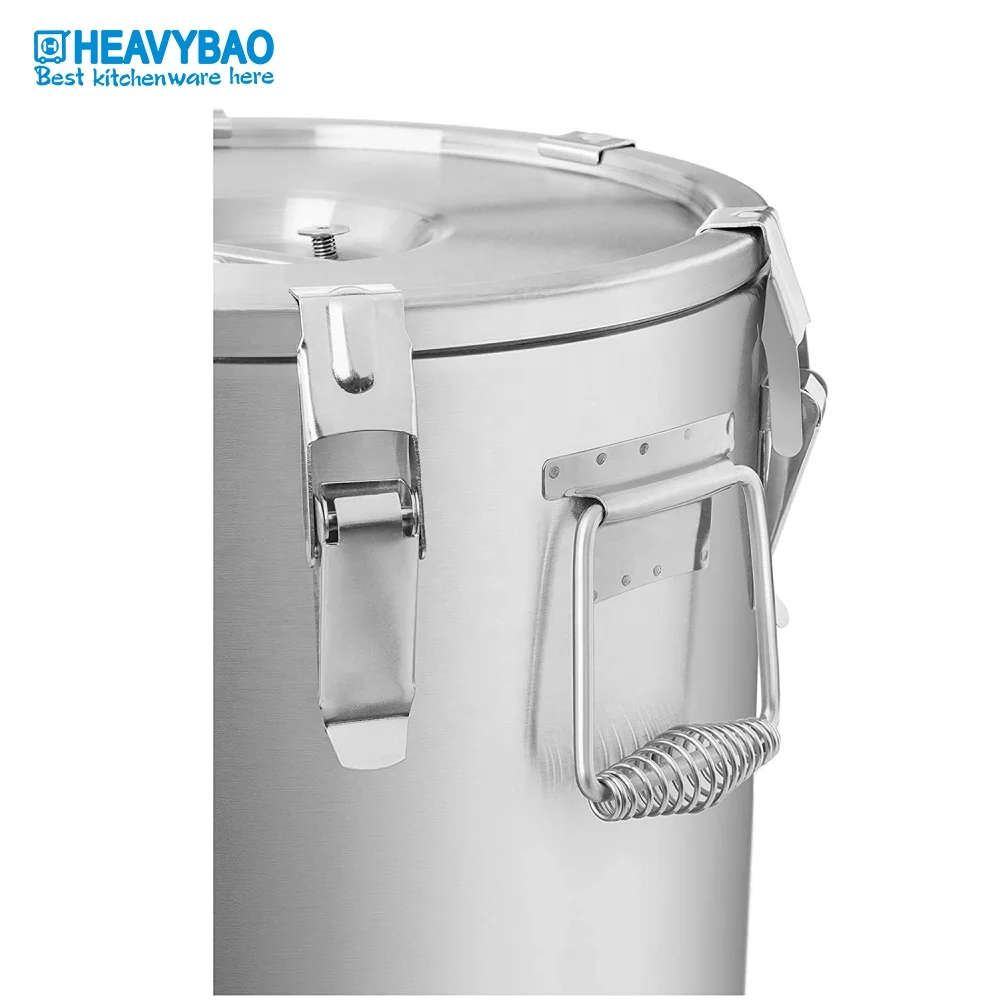 Heavybao Customized Newly Stainless Steel Food Warmer Insulation Containers With Double Walls And Ergonomic Handles