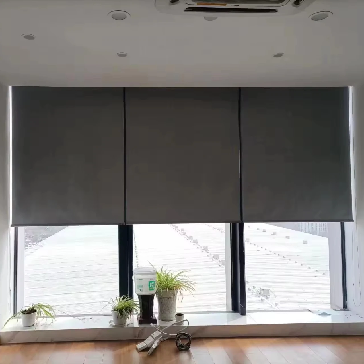 AmytongWholesale Office Curtain Rolling Remote Motorized Roller Blinds Tubular Motor with Best Price to Order