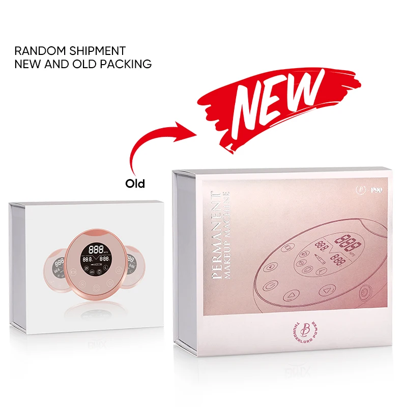 Dermografo P90 Permanent Makeup Tattoo Machines Device Kit Include Digital Power Supply PMU Pen and 2 Interface With cartridges