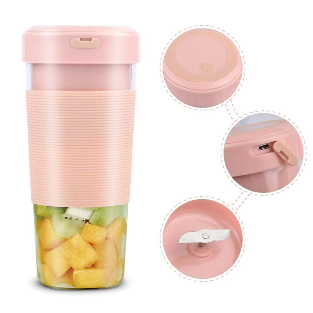 
Portable USB rechargeable mini blender juicer mixer machine 