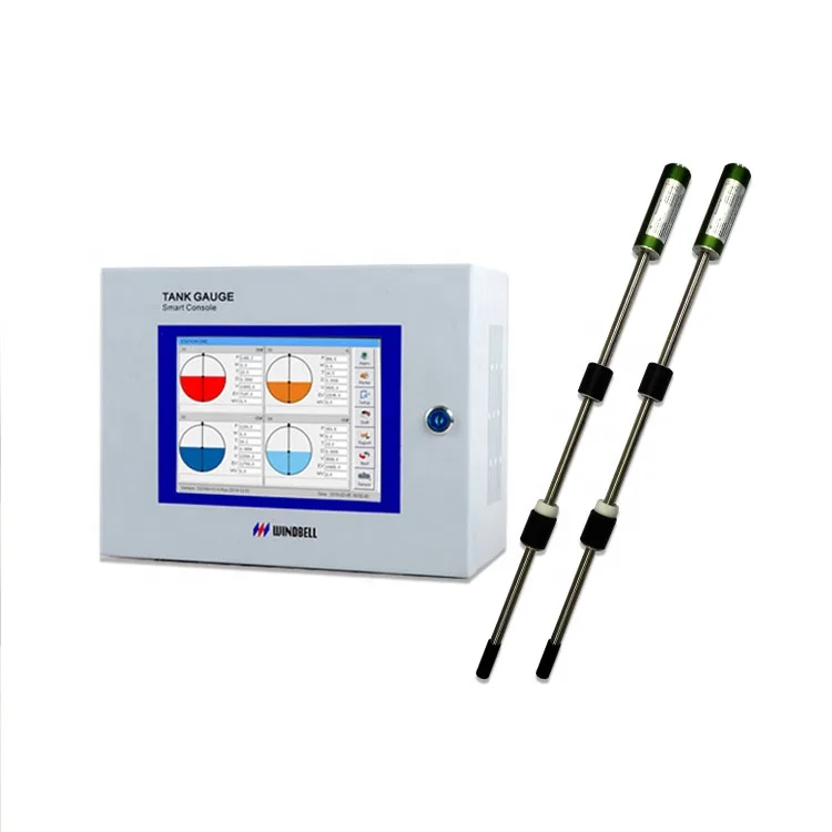 Gas station underground fuel tank measurement oil level gauges