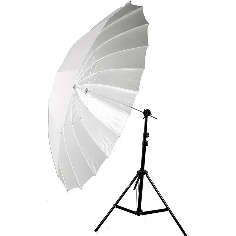 China manufacturer photography durable diameter 83cm studio white photo video umbrella for continuous light